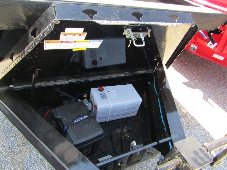 PJ TRAILERS DT1- PJ 7X14 ELEDUMP,EB2,SM,TK,SIR, 2SIDE,2WG,BK Image 4