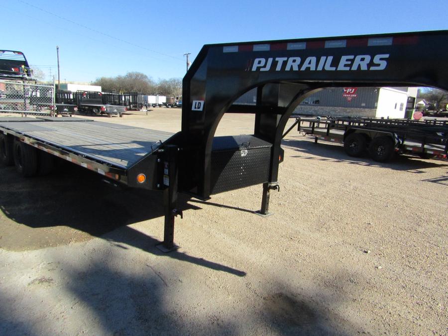 PJ TRAILERS LD25 PJ 20+5GN, EB2, SM/ST, 5DT/MR, 10K 14PLY, BLACK Image 9