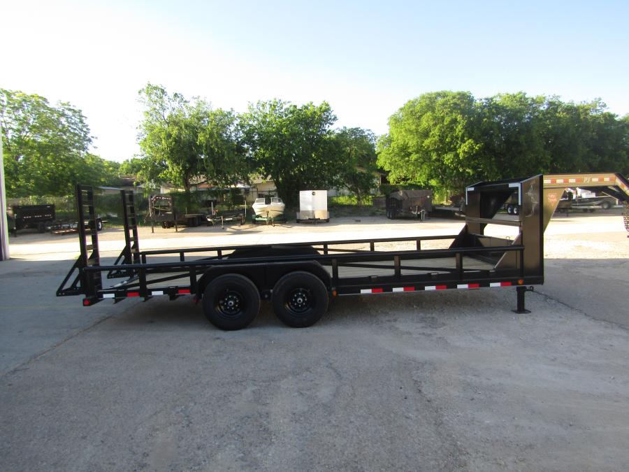 PJ TRAILERS P818 PJ 18X83GN, EB2, SM, 5FUR, S/B , 6DR, BLACK Image 1