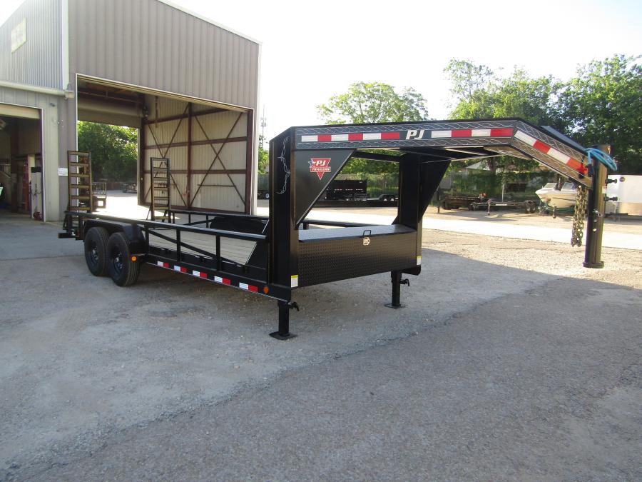 PJ TRAILERS P820 PJ 20X83, EB2, SMST, 5 FUR, S/B 6 DR BLACK Image 0