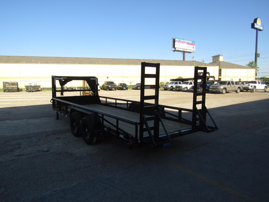 PJ TRAILERS P820 PJ 20X83, EB2, SMST, 5 FUR, S/B 6 DR BLACK Image 2