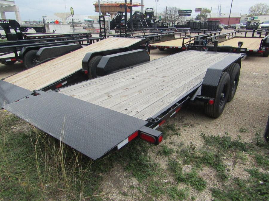 PJ TRAILERS TF20 PJ 20X82 TILT EB2 SMST FULL TILT 14PLY WP TOLLER BLK Image 2