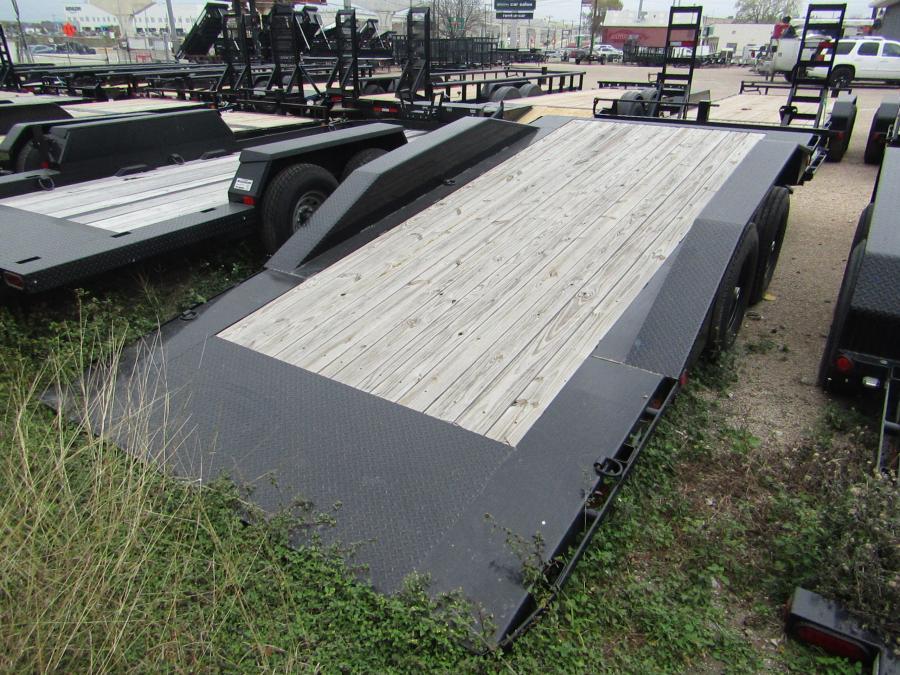 PJ TRAILERS TS20 PJ 20X102 RB2 SMST TILT 14PLY LOCK LID DRIVE OVER BLACK Image 2