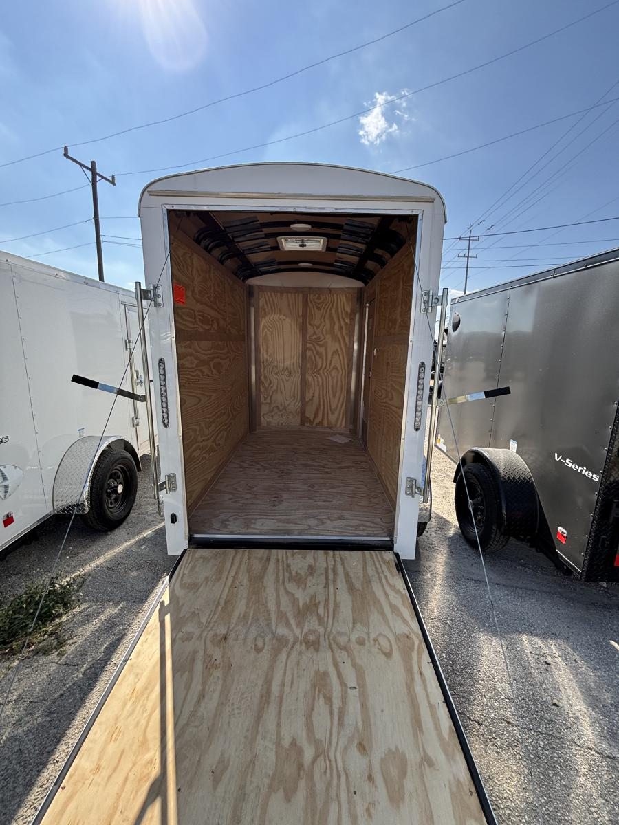 5X8 single axle enclosed cargo trailer by CONTINENTAL CARGO Image 2