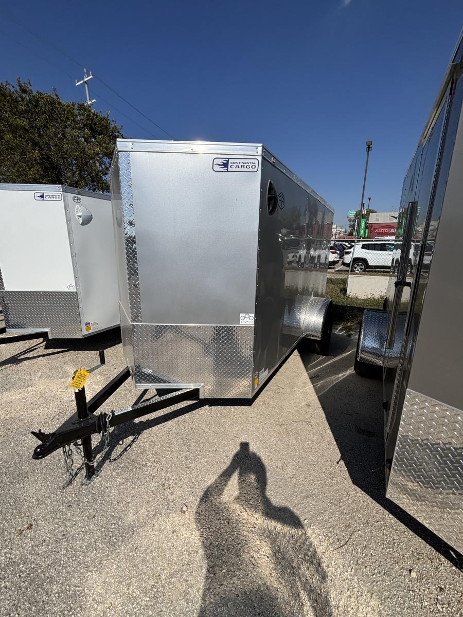 5X10 single axle enclosed cargo trailer by Continental Cargo Image 0