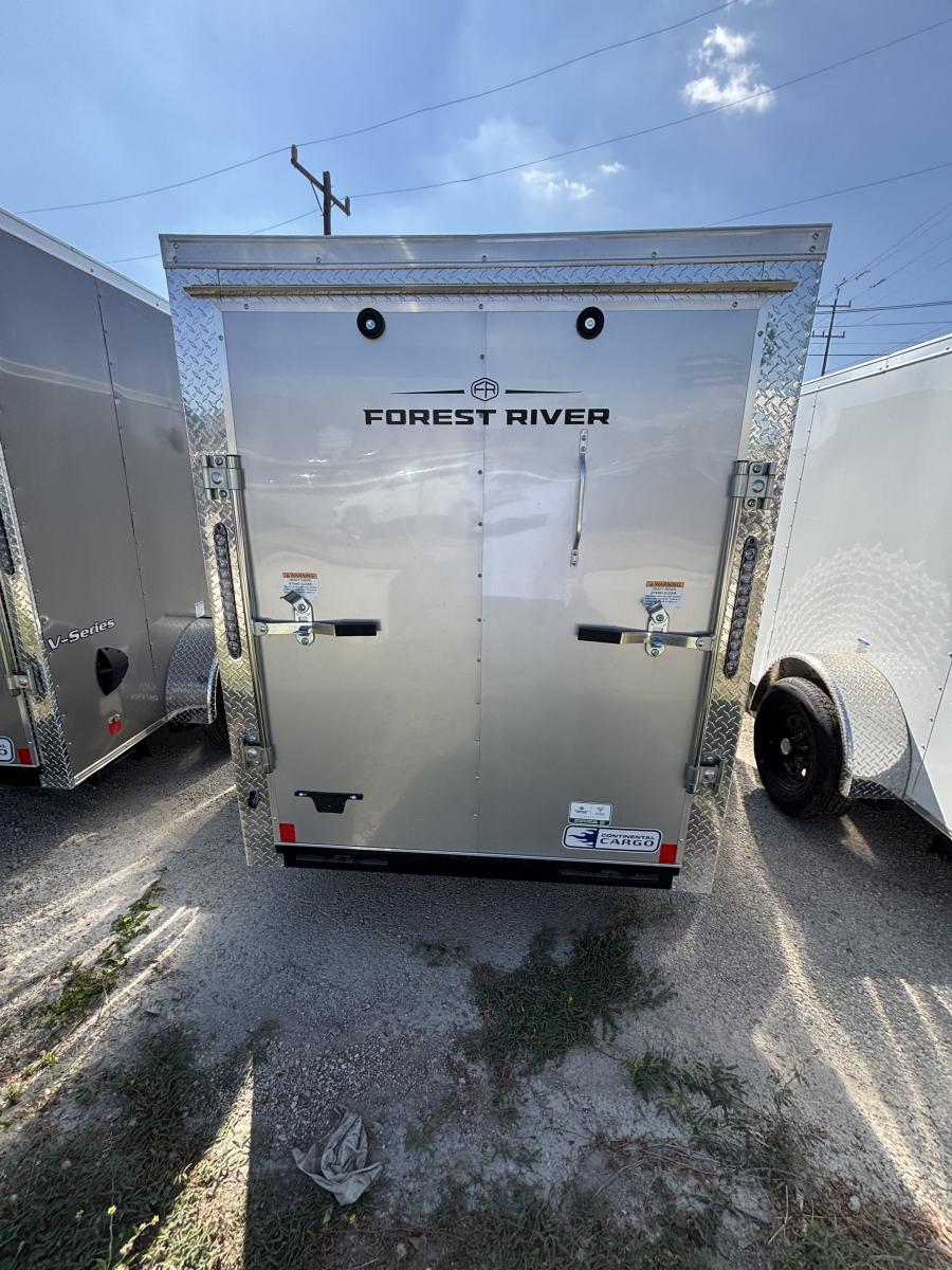 5X10 single axle enclosed cargo trailer by Continental Cargo Image 2