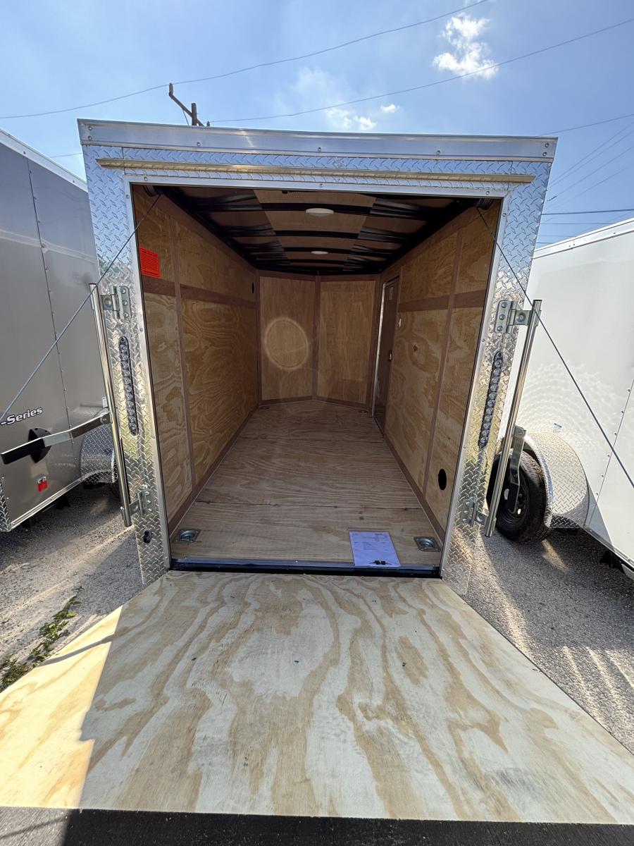 5X10 single axle enclosed cargo trailer by Continental Cargo Image 3