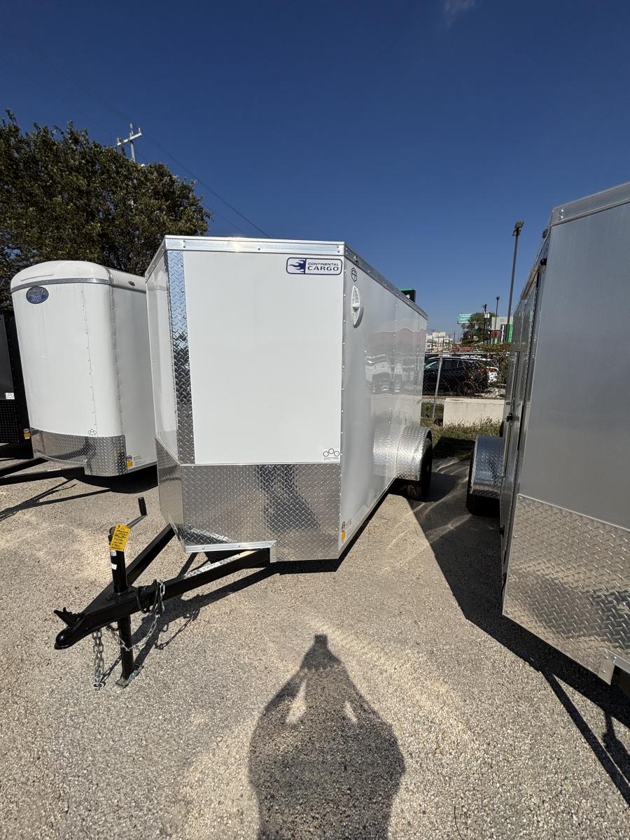 5X10 single axle enclosed cargo trailer by Continental Cargo Image 0