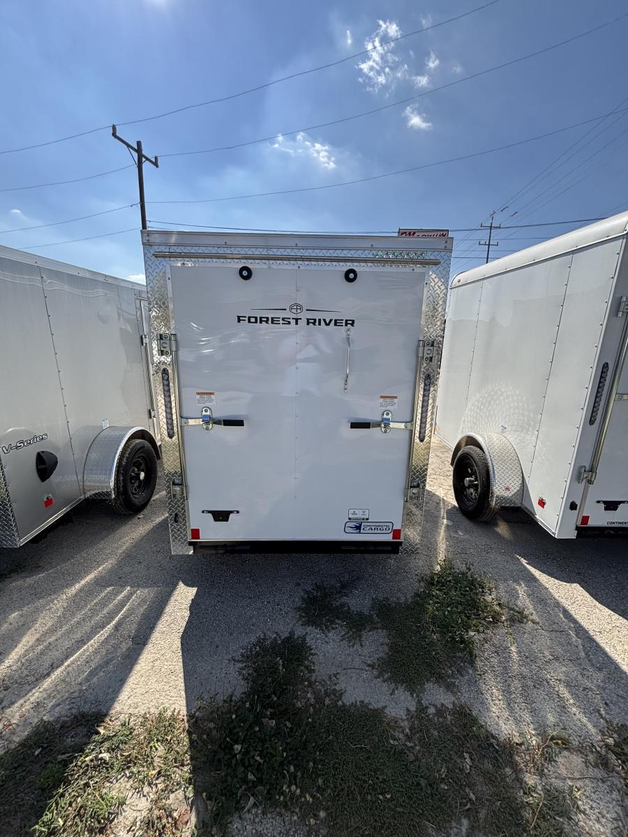 5X10 single axle enclosed cargo trailer by Continental Cargo Image 2