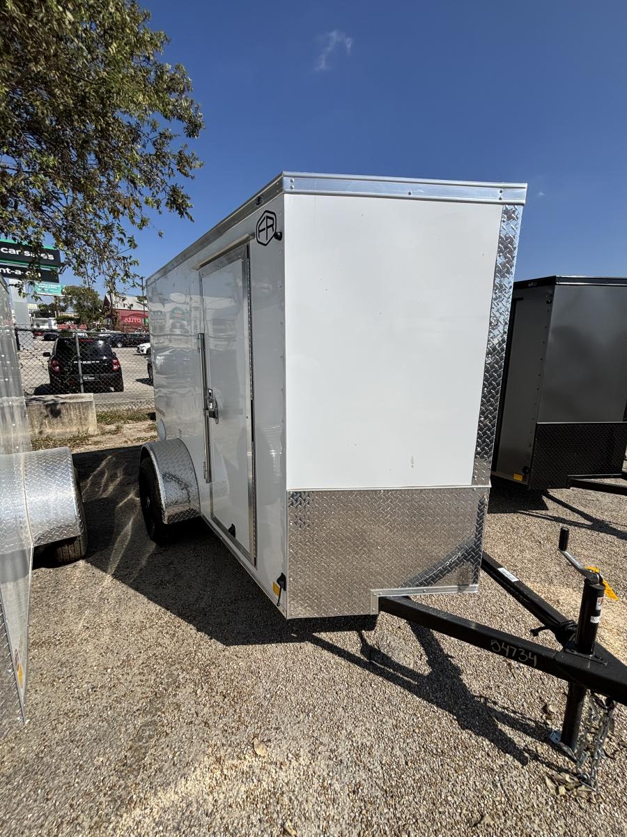 5X8 single axle enclosed cargo trailer by Continental Cargo Image 1