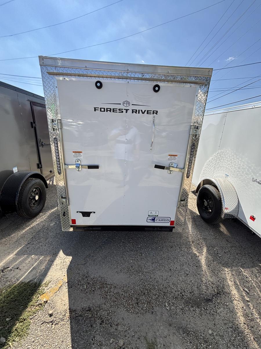 5X8 single axle enclosed cargo trailer by Continental Cargo Image 2