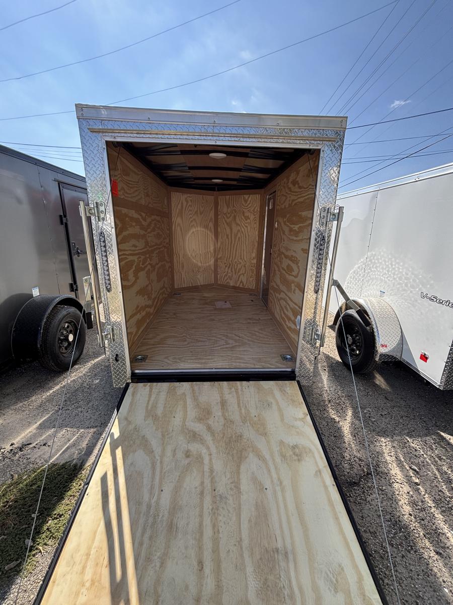 5X8 single axle enclosed cargo trailer by Continental Cargo Image 3