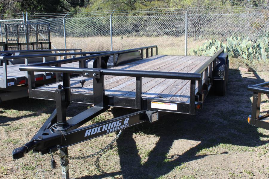 83"x20' 12K GVWR tandem axle utility trailer by Rocking R Image 0