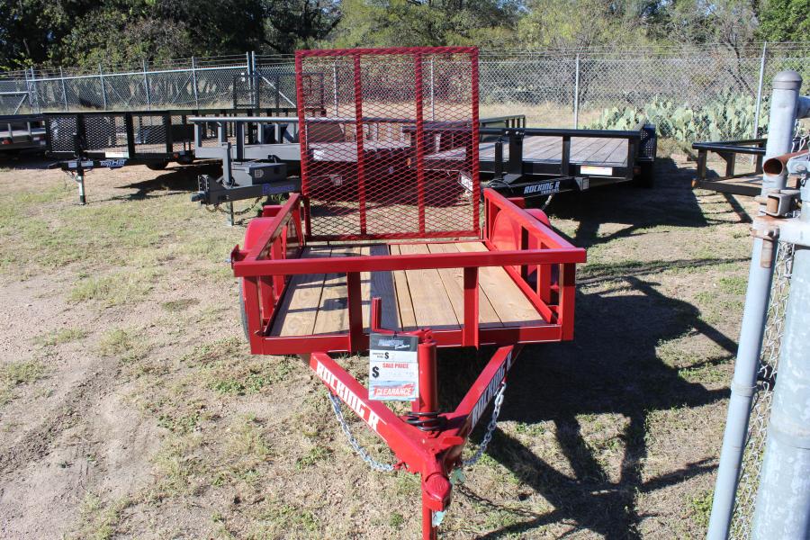 4×6 single axle utility trailer by Rocking R Image 0