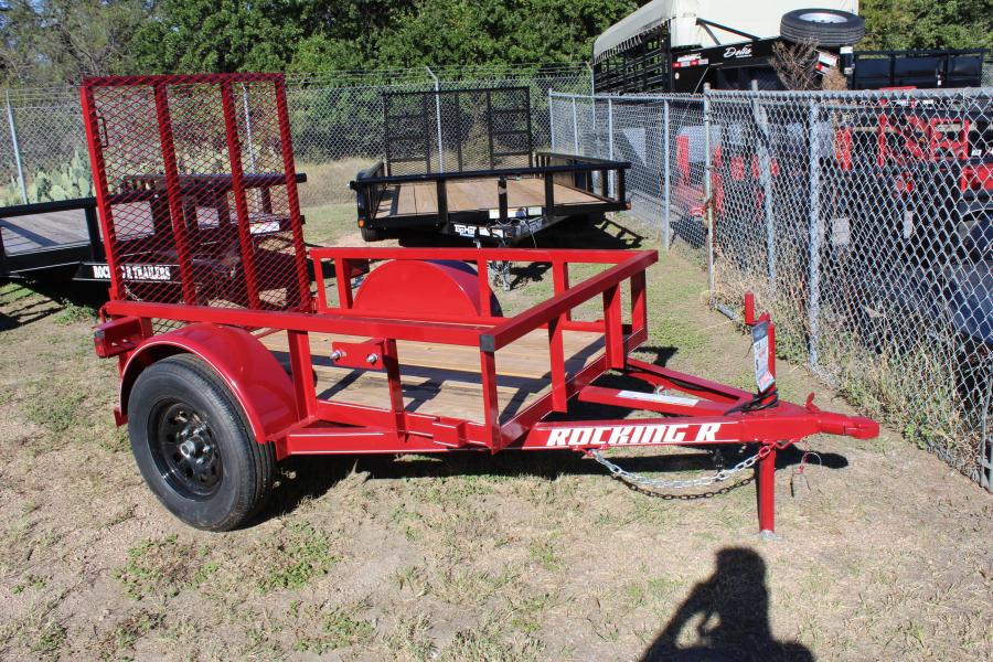 4×6 single axle utility trailer by Rocking R Image 1
