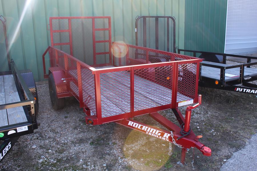 5×10 single axle utility trailer by Rocking R Image 0
