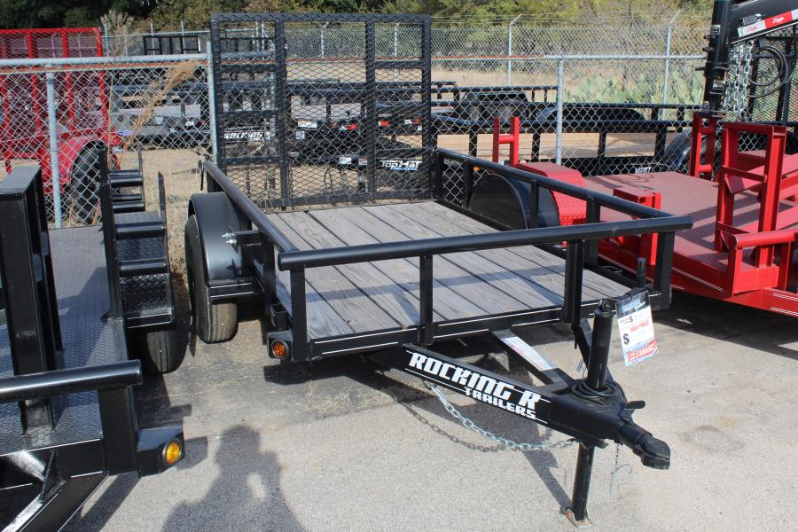 5X8 single axle utility trailer by Rocking R Image 0