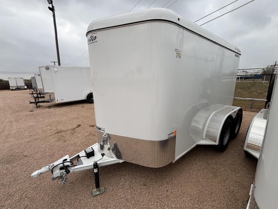 6’x12′ tandem axle steel cargo enclosed by Delta Image 0