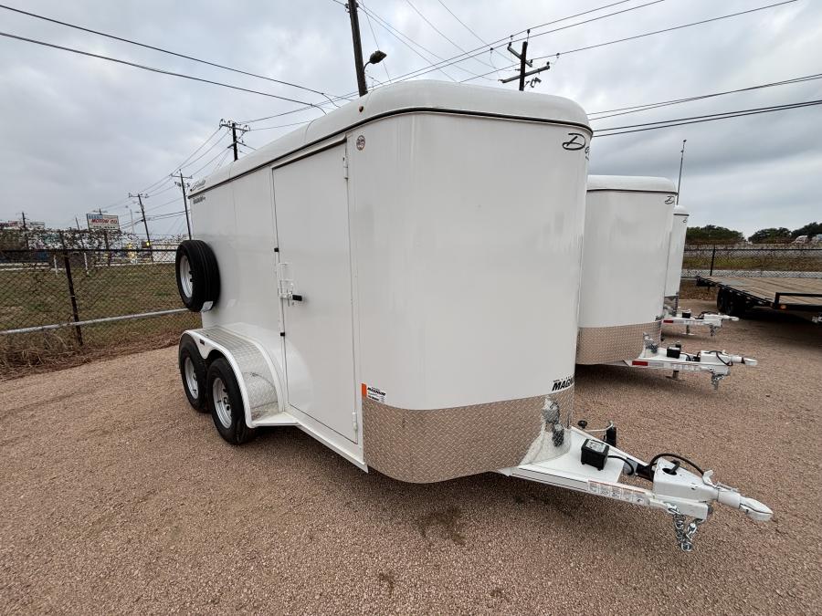 6’x12′ tandem axle steel cargo enclosed by Delta Image 1