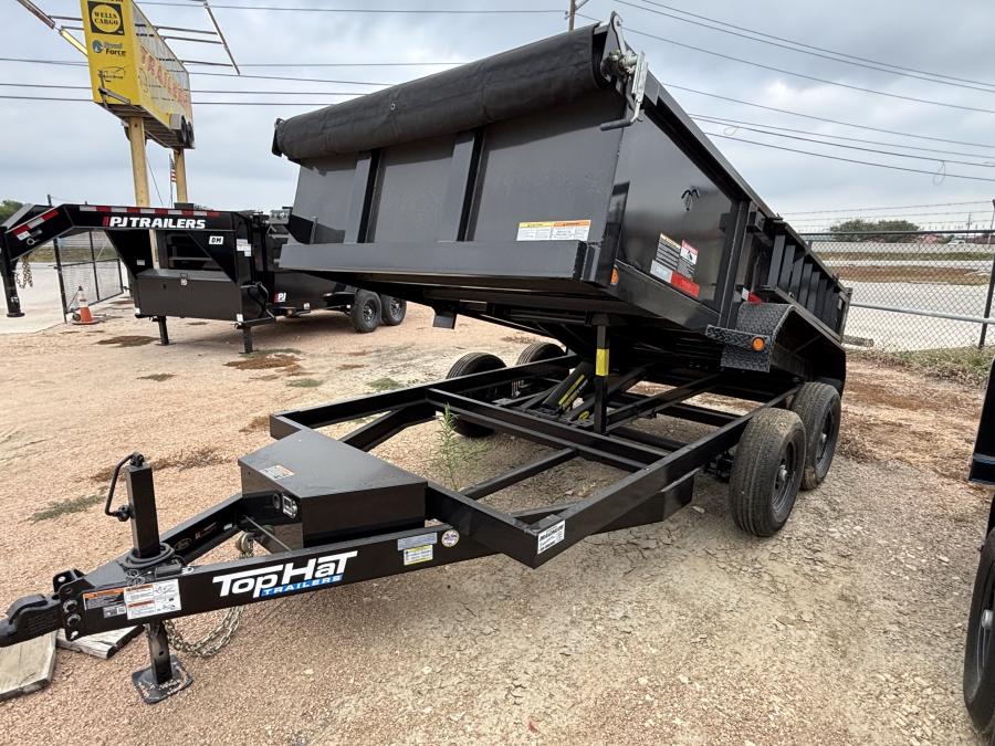77″x12′ 9,990 GVWR dump by Top Hat Image 0