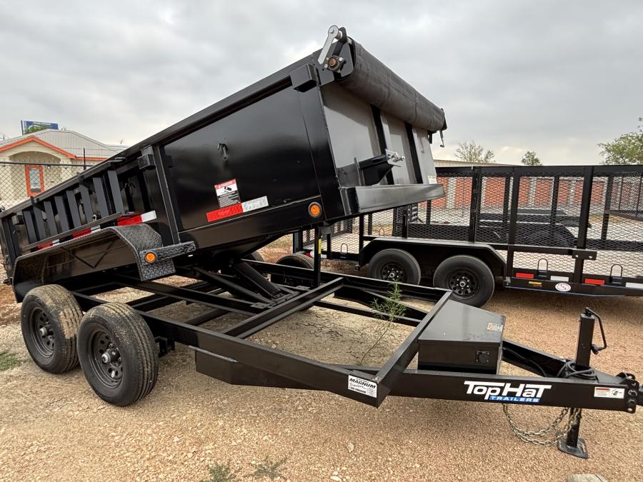 77″x12′ 9,990 GVWR dump by Top Hat Image 1