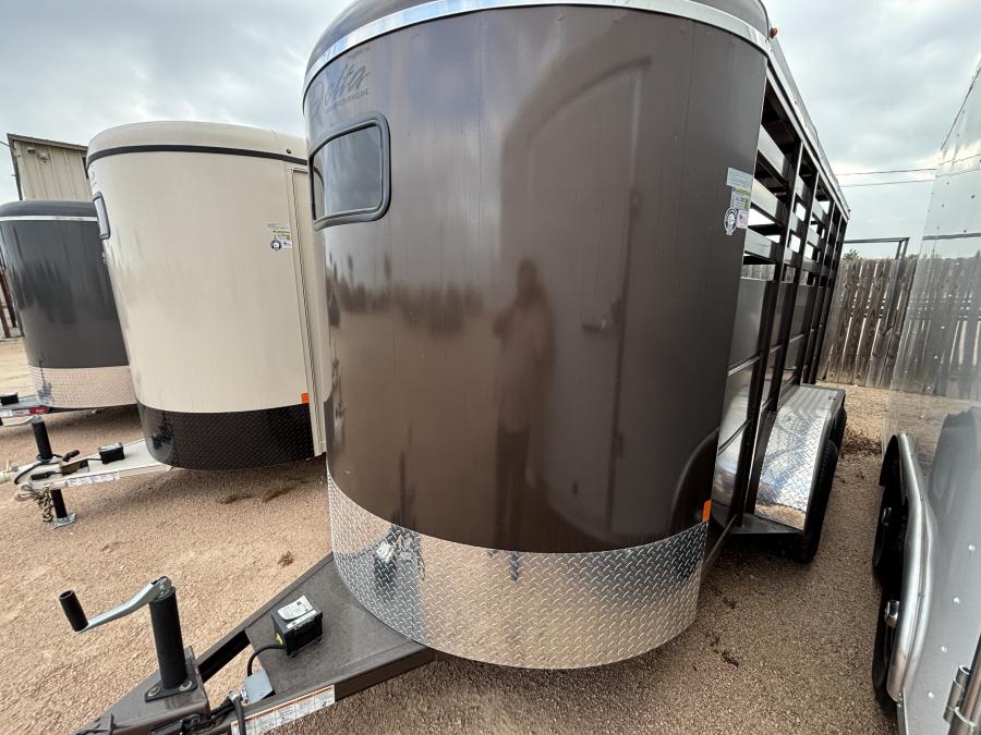 6x14x6’6″ livestock trailer by Delta Image 0