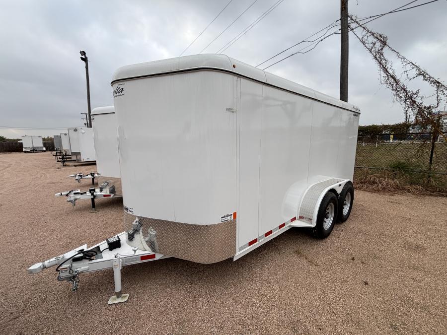 6'8"x16' steel enclosed cargo trailer by Delta Image 0