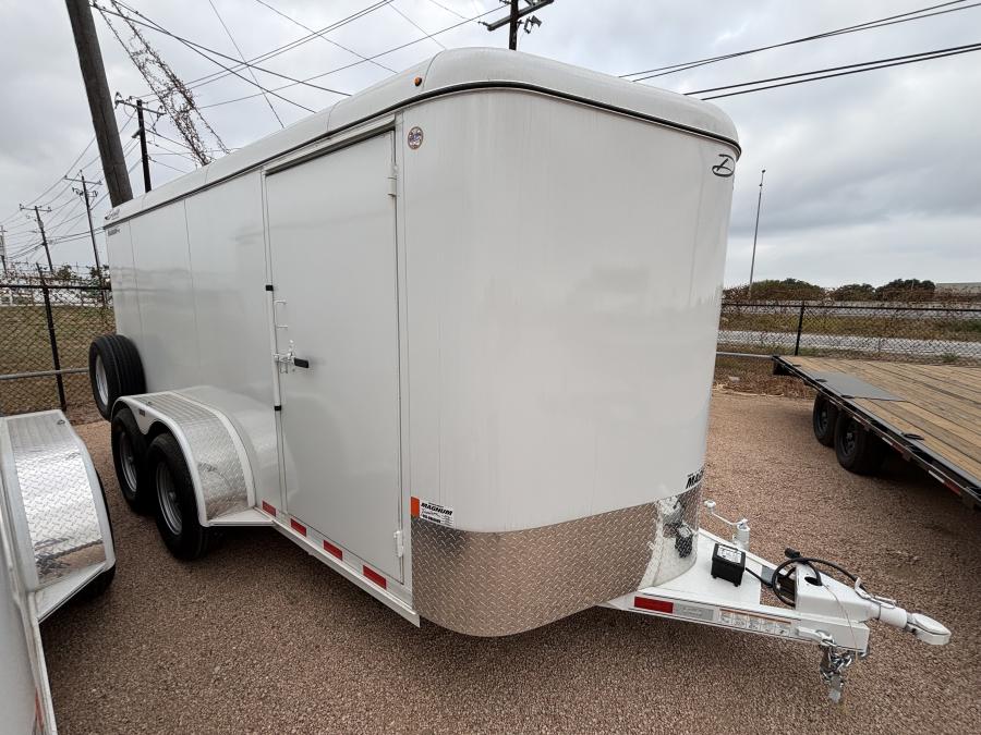 6'8"x16' steel enclosed cargo trailer by Delta Image 1