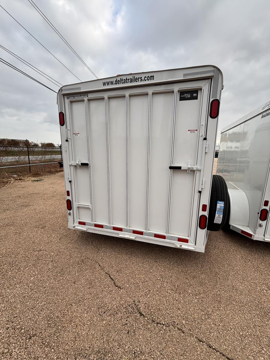 6'8"x16' steel enclosed cargo trailer by Delta Image 4