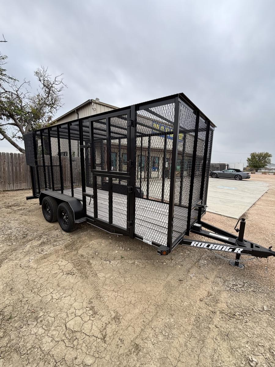 77″x16 trash trailer by Rocking R Image 1