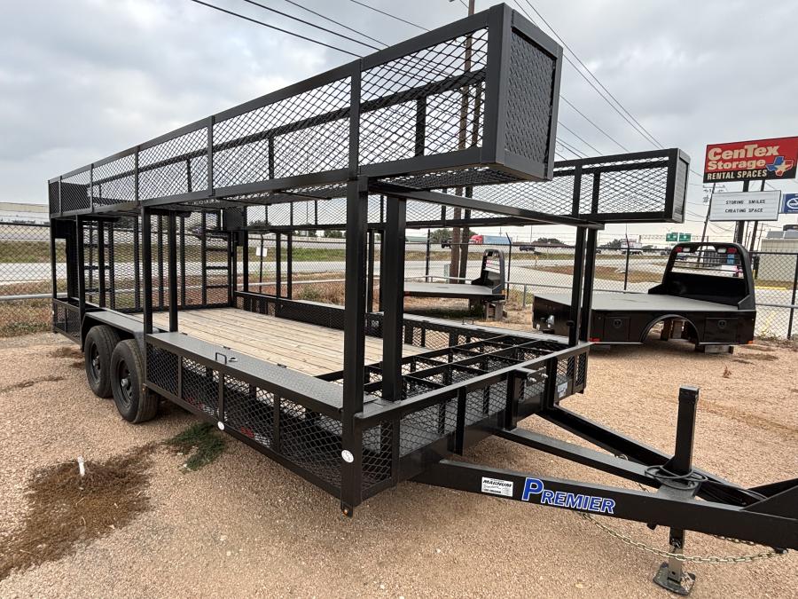 83″x18′ 12K GVWR irrigation trailer by Bellwether Image 1