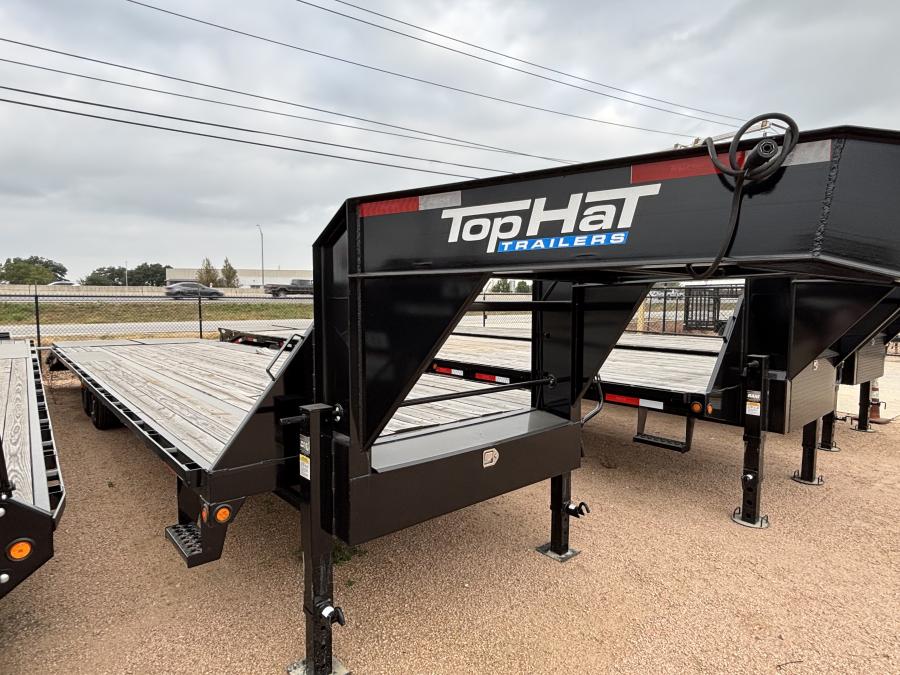 102″x25’+5′ 17.5K GVWR gooseneck trailer by Top Hat Image 1