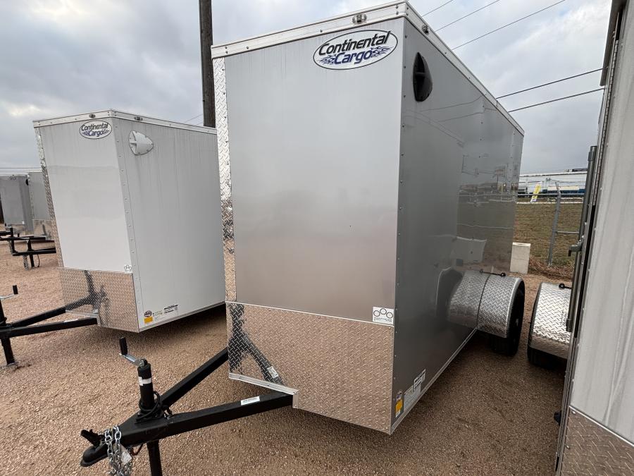 6'x10' single axle enclosed cargo trailer by Continental Cargo Image 0