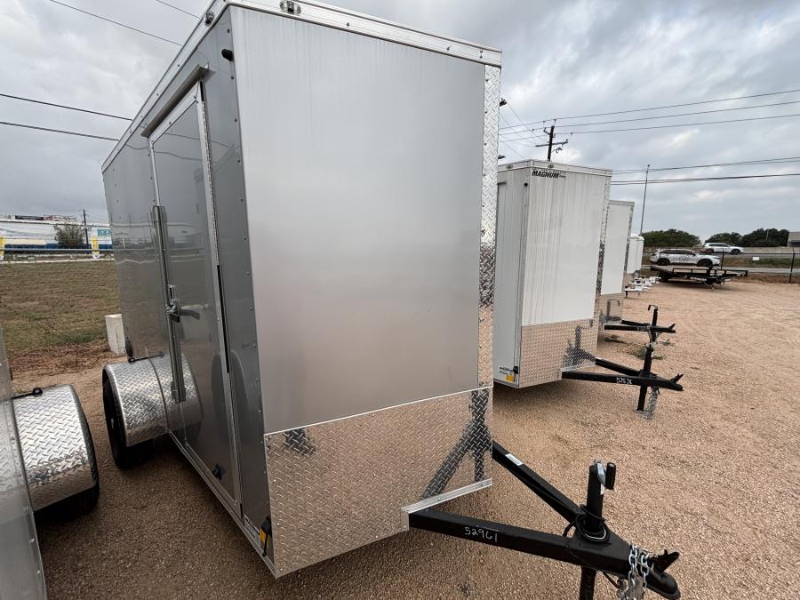 6'x10' single axle enclosed cargo trailer by Continental Cargo Image 1