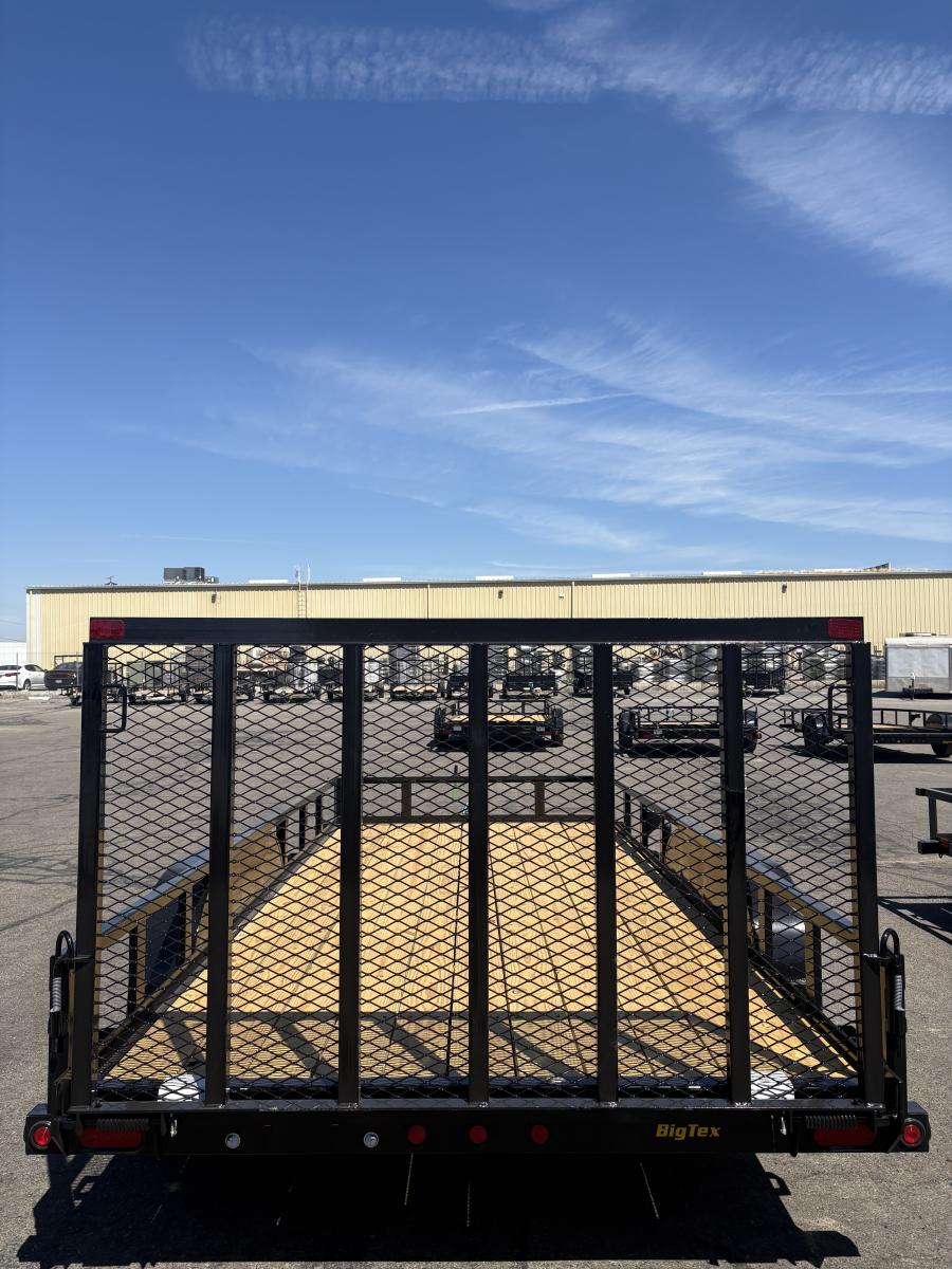 Big Tex 70PI 7K TAND SQ TU UTL 83"x16 BLK Image 1