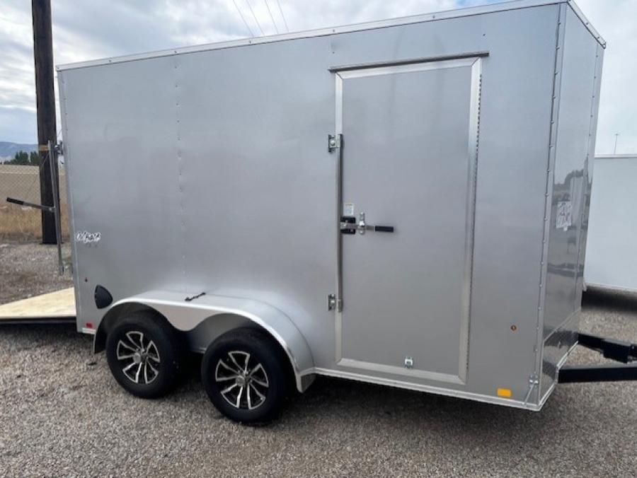 KP72 CARGO EXPRESS DLX FLAT TOP VNOSE 6X12 SA ENCLOSED TRAILER Image 1