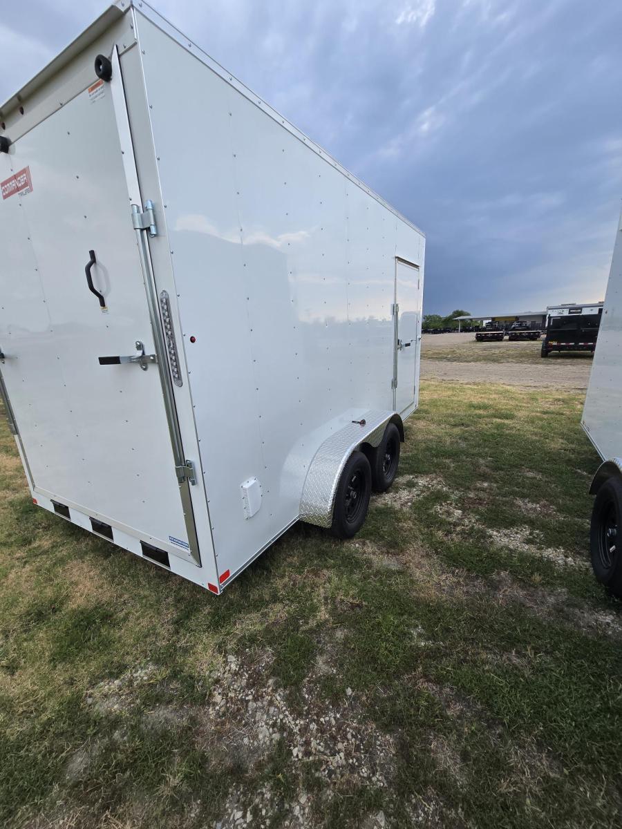 6X12 V NOSE ENCLOSED STD RAMP DOOR 7K BY CARRY ON image 2