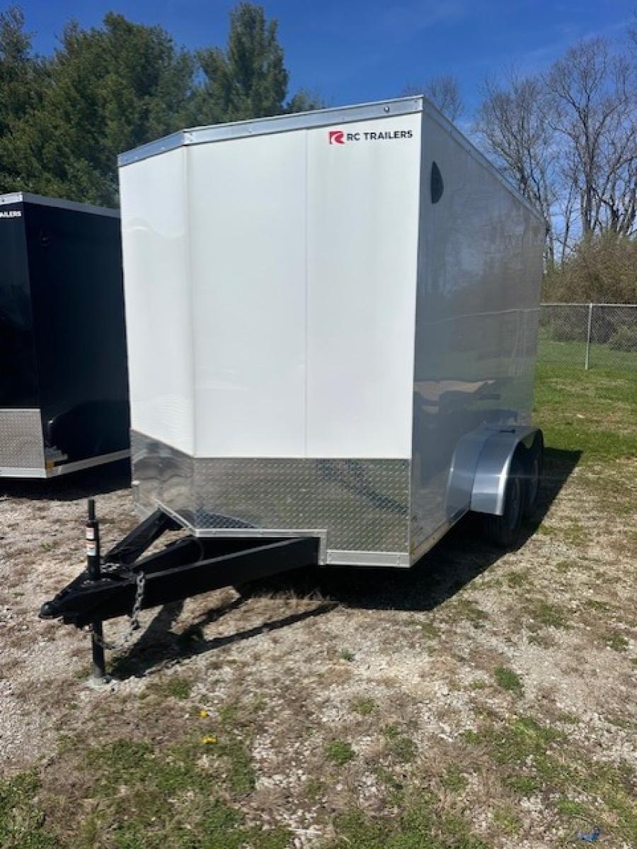 RDLX RDLX 7 x 12 TA FLAT TOP WEDG ENCLOSED TRAILER BY RC Image 2