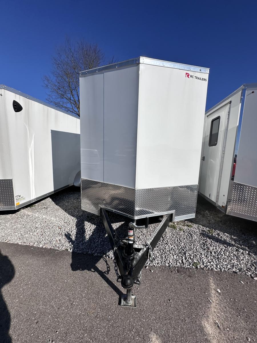 RDLX RDLX 7 x 14 TA FLAT TOP WEDGE ENCLOSED TRAILER BY RC Image 1