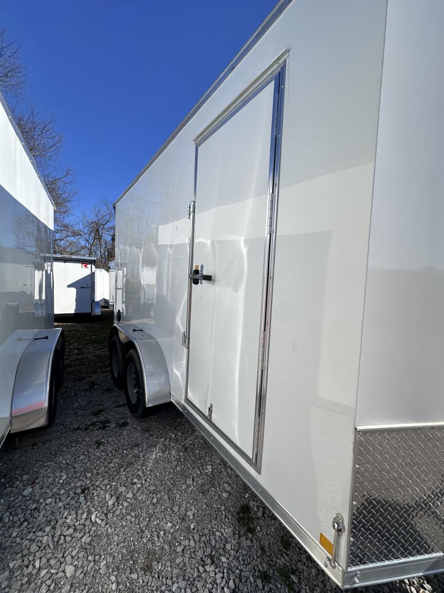 RDLX RDLX 7 x 14 TA FLAT TOP WEDGE ENCLOSED TRAILER BY RC Image 2
