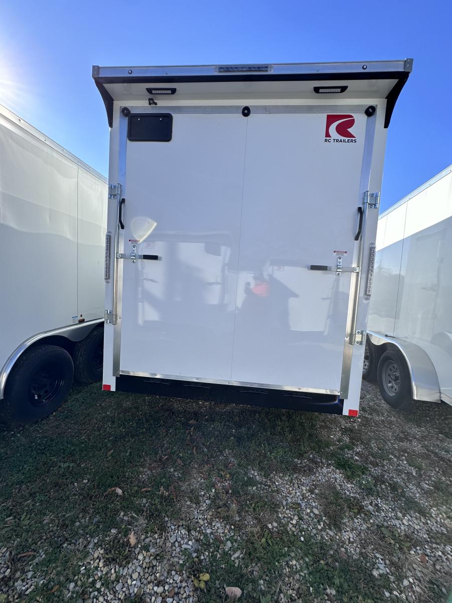RDLX RDLX 7 x 14 TA FLAT TOP WEDGE ENCLOSED TRAILER BY RC Image 3