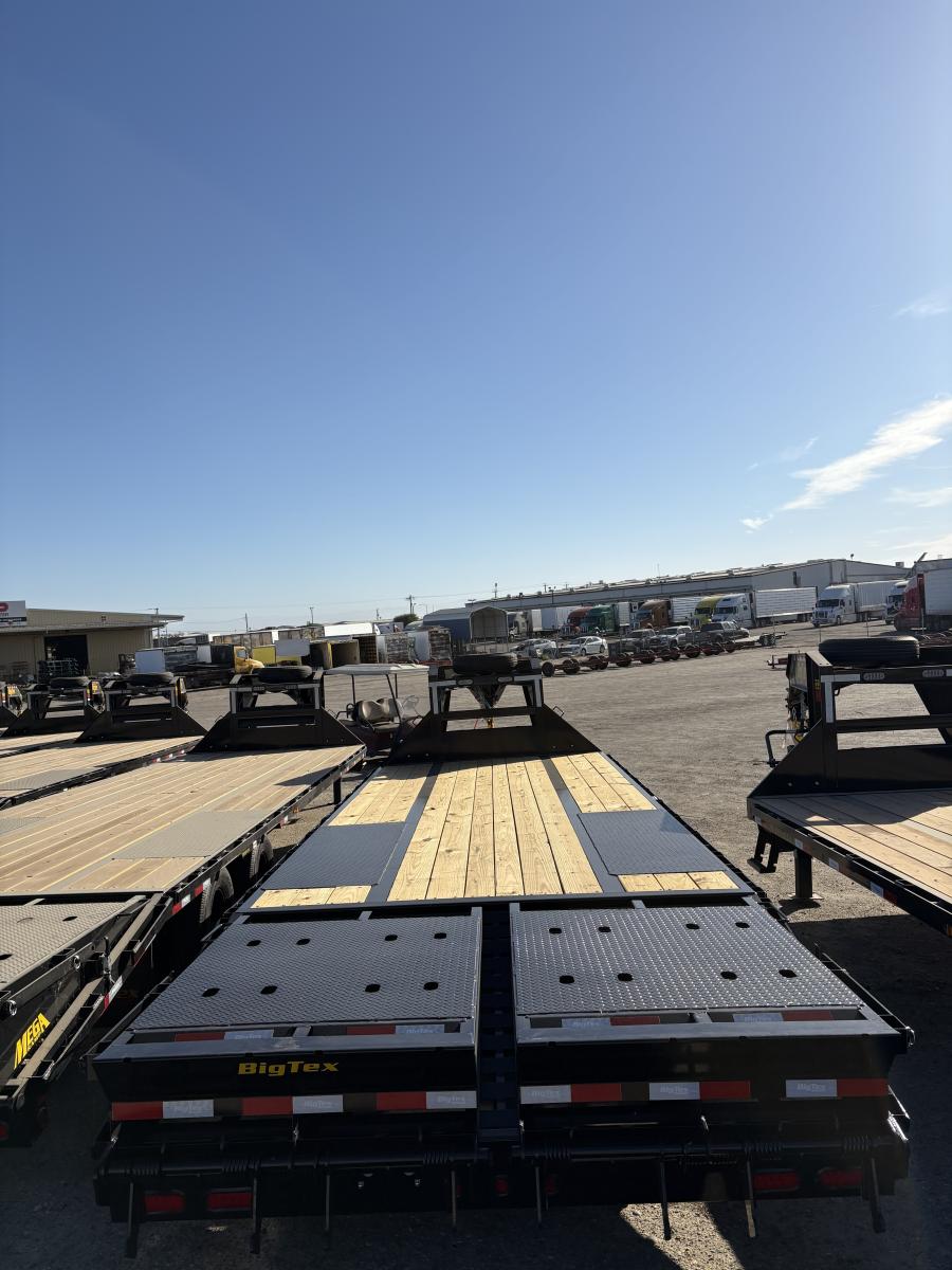 Big Tex 22GN, Gooseneck, 102″ x 25′, 23.9K, Dovetail, Mega Ramps image 1