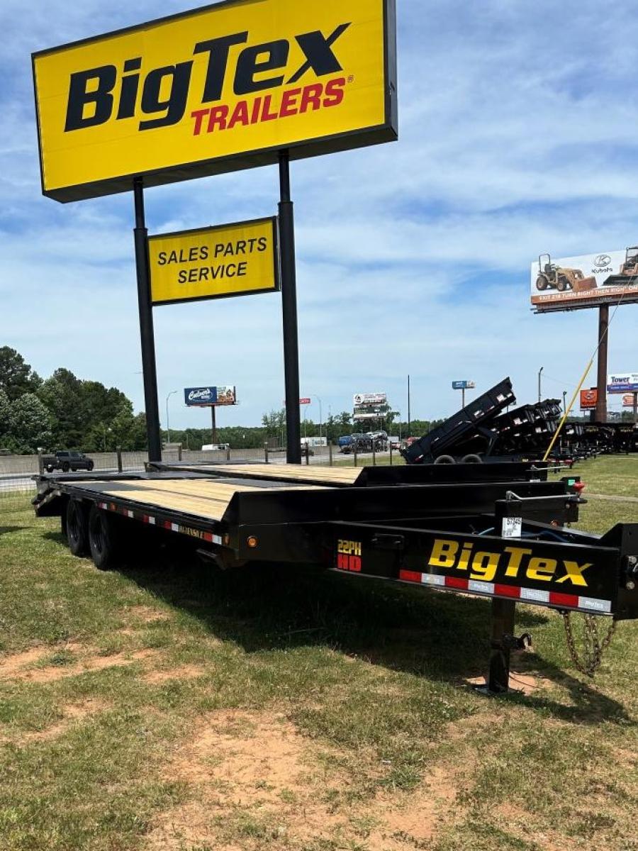 Big Tex 22PH, Pintle, 102" x 25', 23.9K, Dovetail, Mega Ramps Image 1