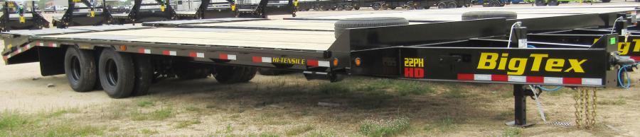 Big Tex 22PH, Pintle, 102" x 25', 23.9K, Dovetail, Mega Ramps Image 2
