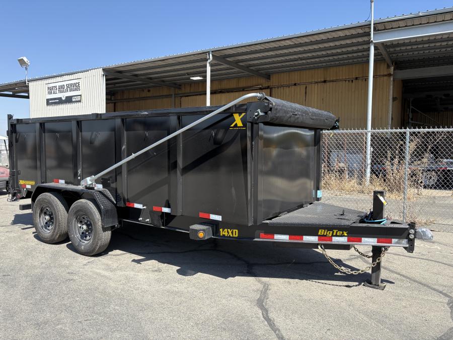 Big Tex 14XD 15.4K TAND XD DUMP 83″x16 6S 4 HIGH SIDES, BLACK image 0