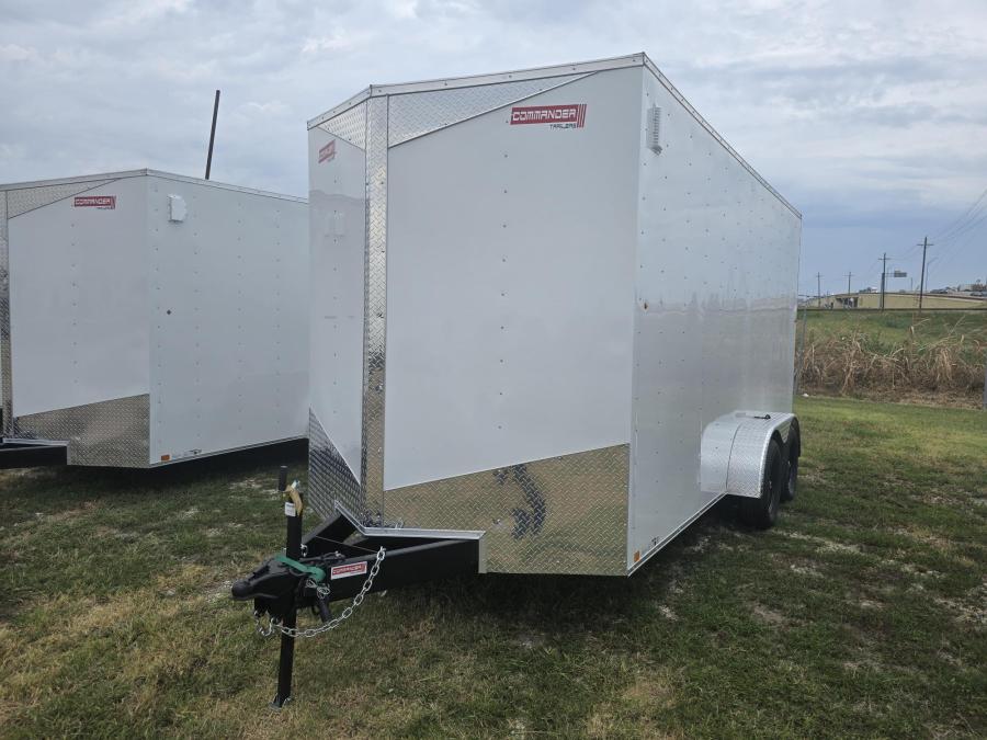 7X16 V NOSE ENCLOSED STD RAMP DOOR 7K BY CARRY ON image 0