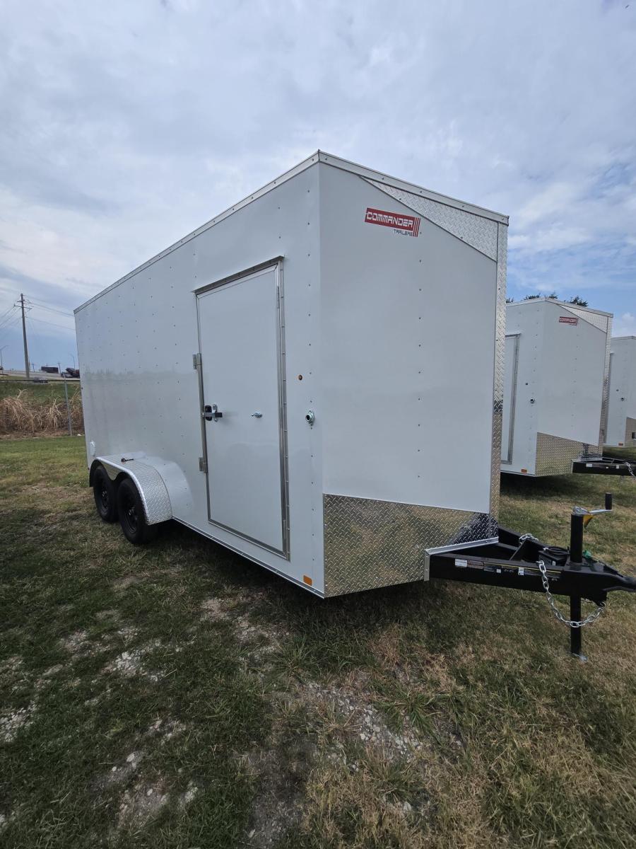 7X16 V NOSE ENCLOSED STD RAMP DOOR 7K BY CARRY ON image 1