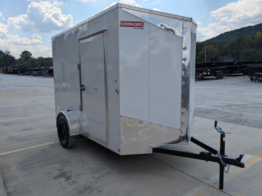 6X10 6X10 V NOSE ENCLOSED STD RAMP DOOR 3K BY CARRY ON Image 1