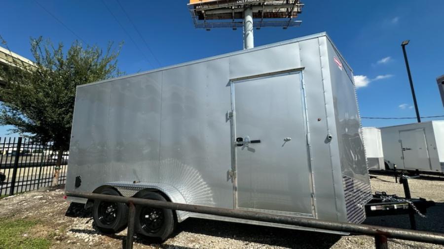 7X14 7X14 V NOSE ENCLOSED STD RAMP DOOR 7K BY CARRY ON Image 0