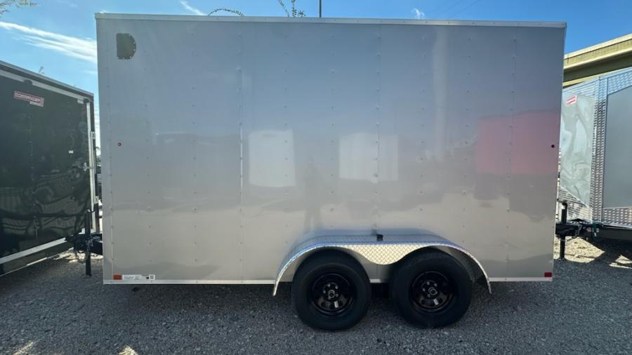 7X14 7X14 V NOSE ENCLOSED STD RAMP DOOR 7K BY CARRY ON Image 2